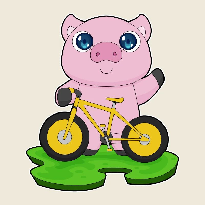 Pig Bicycle