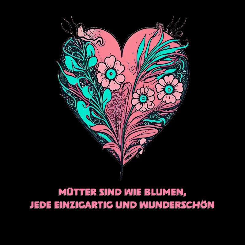 Blumenherz: Jede Mutter ist einzigartig und wunder