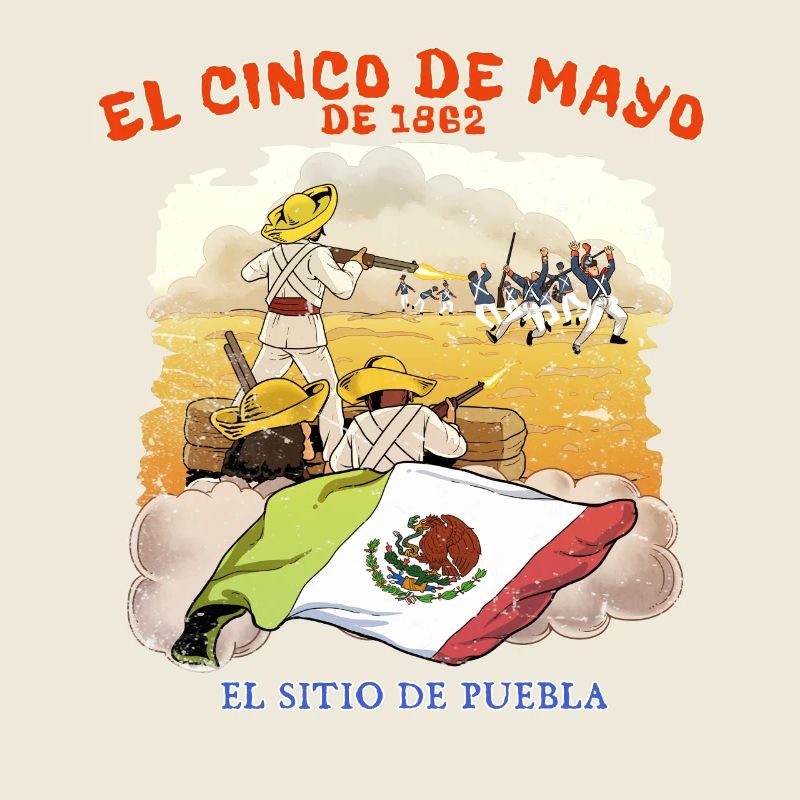 El Cinco De Mayo Battle Scene Celebration