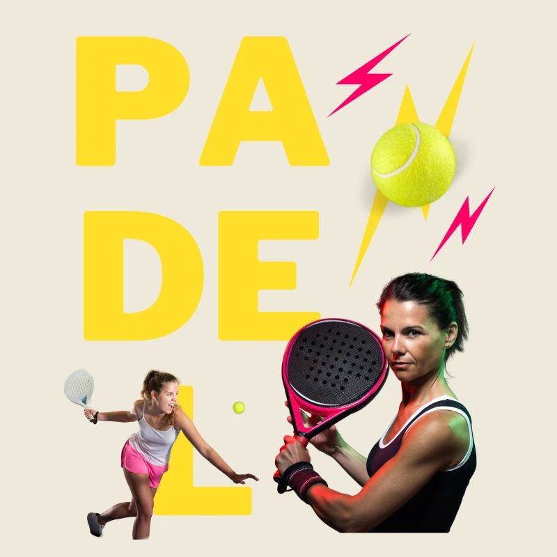 JOUEUSE DE PADEL - JAUNE