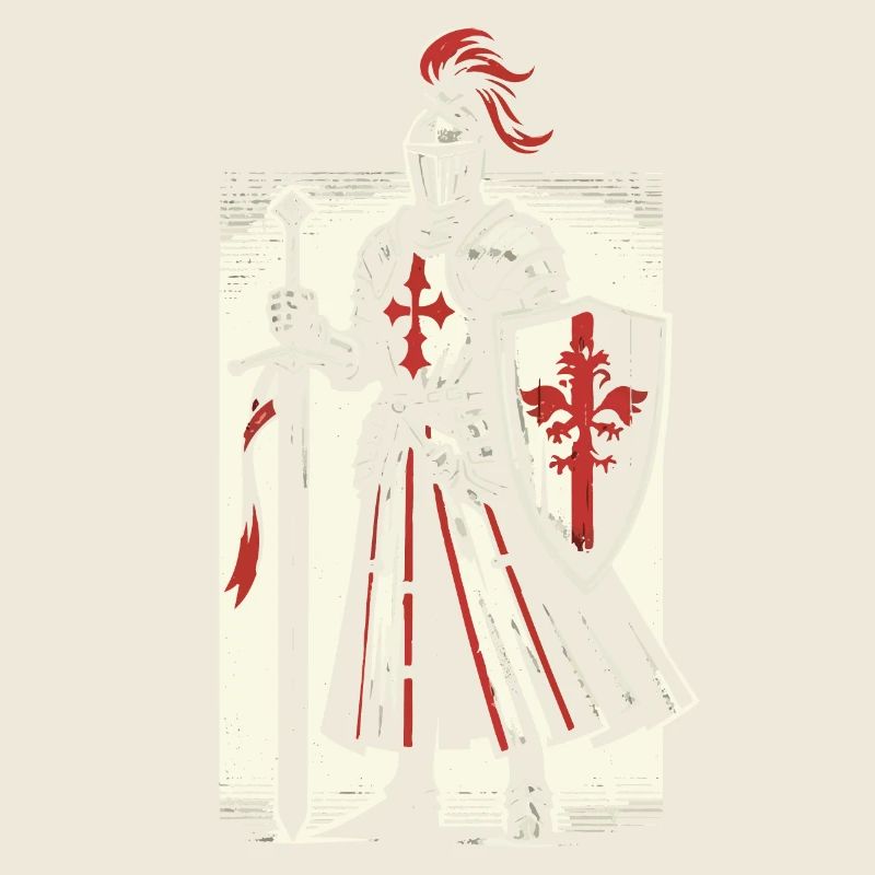 Deus Vult Croisé Templier Médiéval