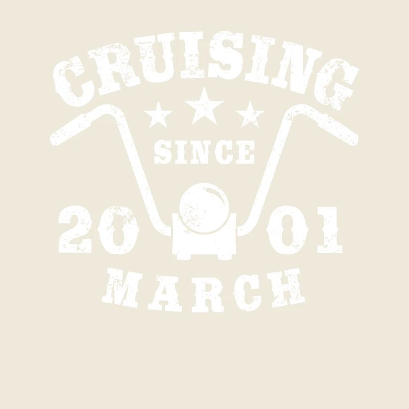 Cruising Biker Birthday March 2001 Motorcycle