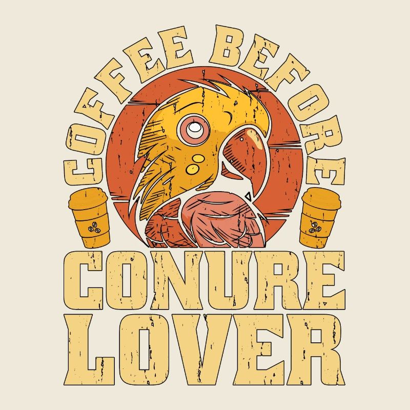 Conure Lover Coffee Parrot Owner Coffee Lover