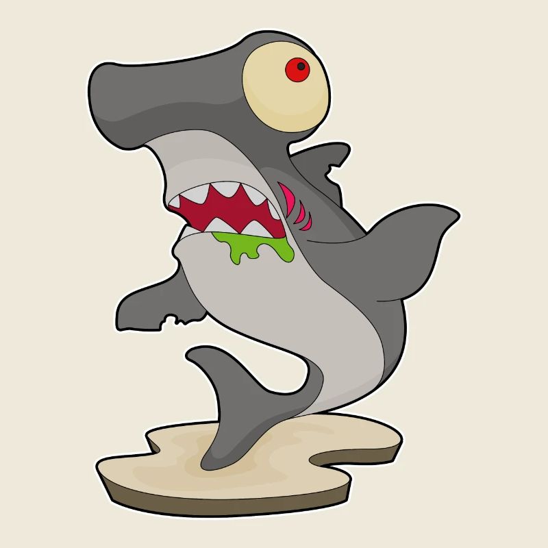 Requin-marteau Halloween Zombie