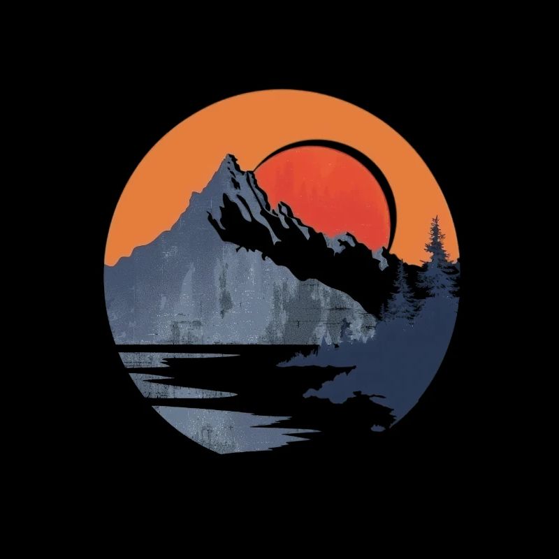 Adventure Mountains at Sunset