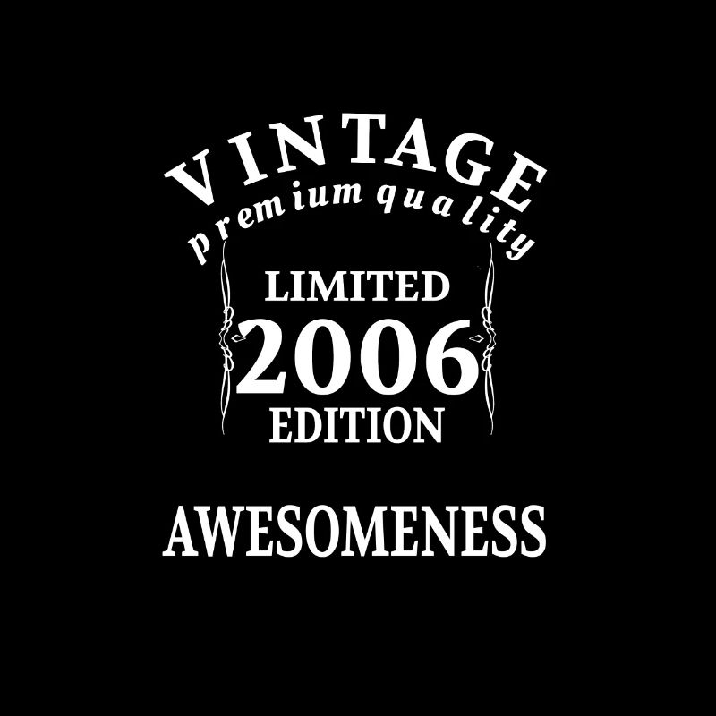 Anniversaire Millésime Né 2006 Limitée