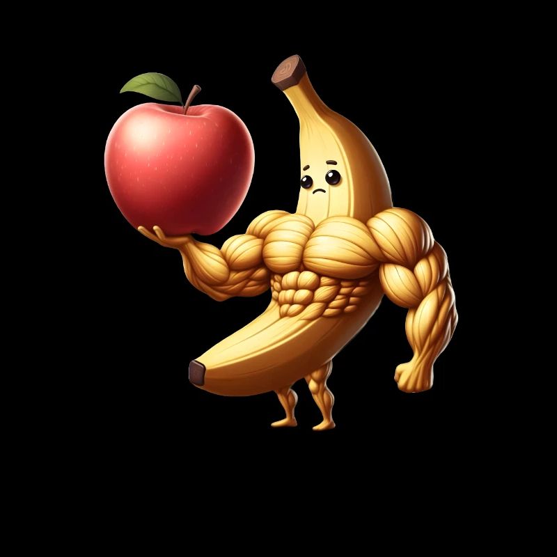 Banane musclée avec plug monstre