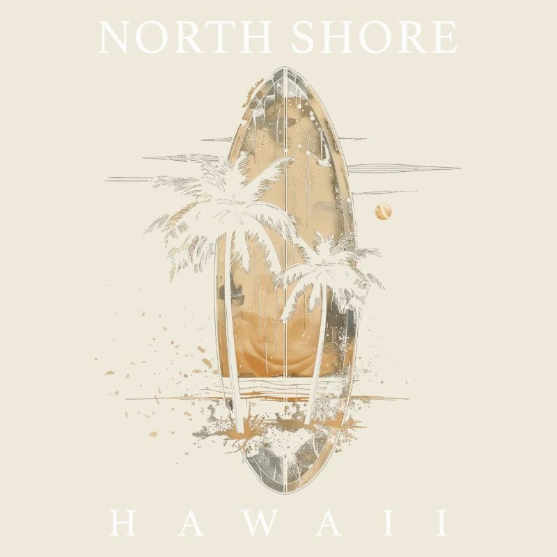 Surfer Hawaii Vintage Surf Gift