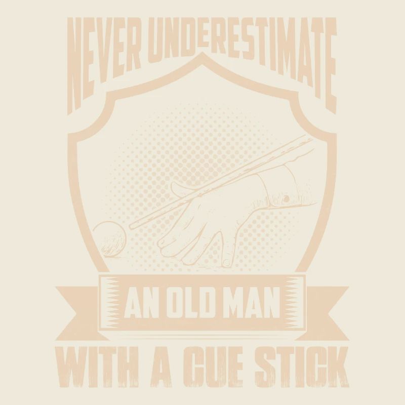 An Old Man With A Cue Stick Billiard Pool Billiards