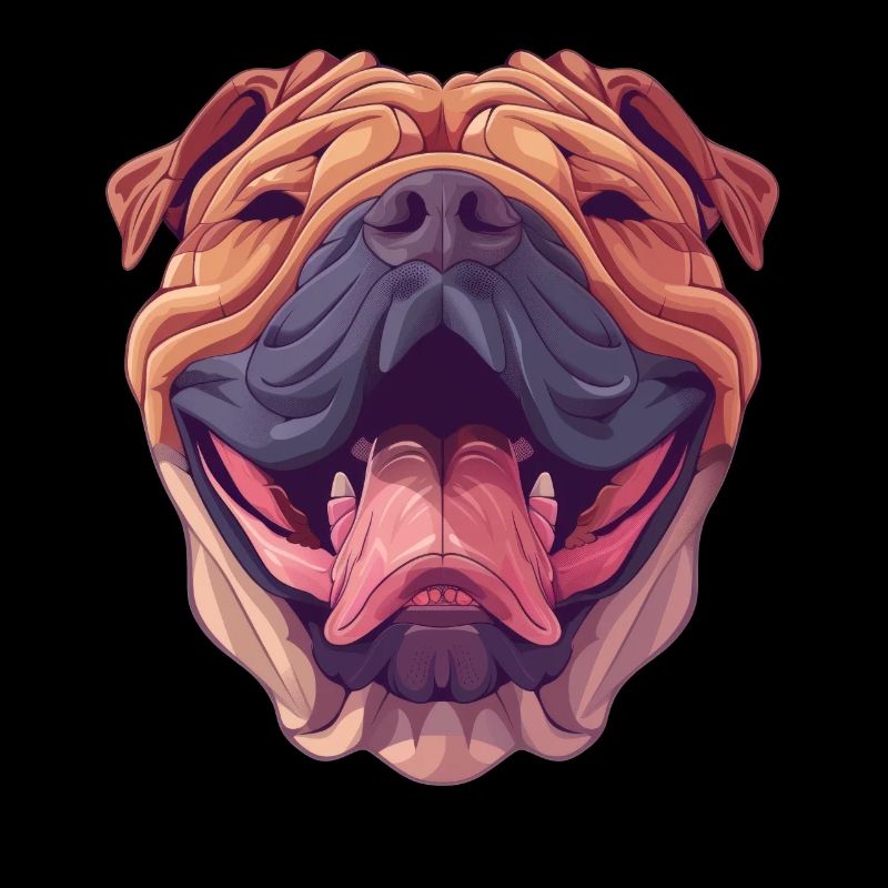 Shar-Pei | Cartoon Artwork