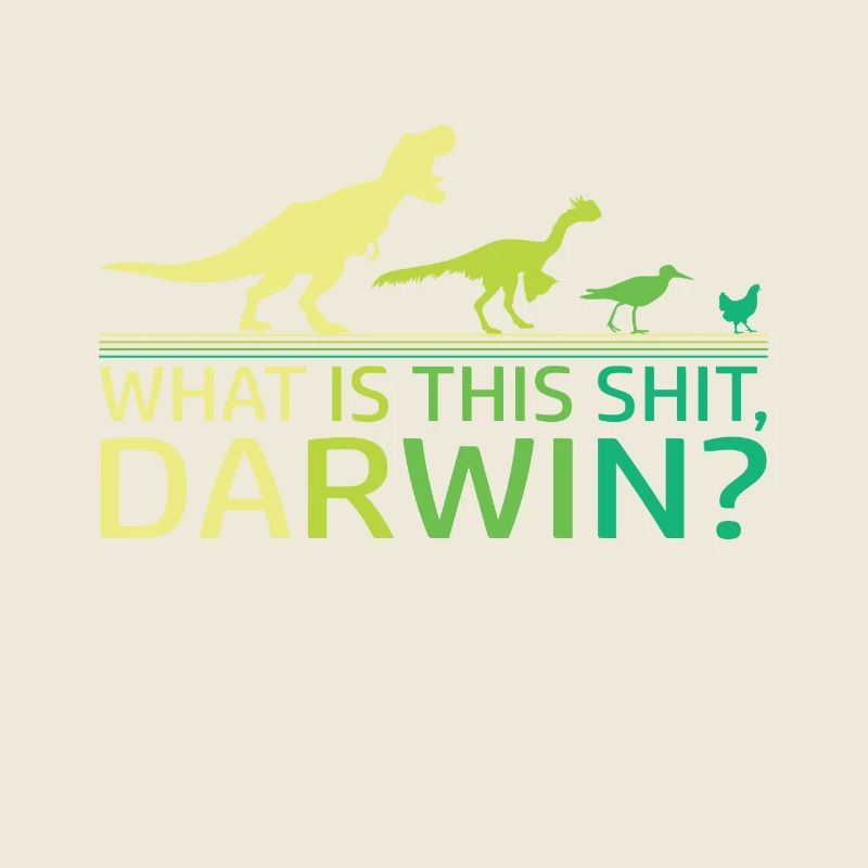 Lustige Evolution Dino Dinosaurier Darwin T-Rex