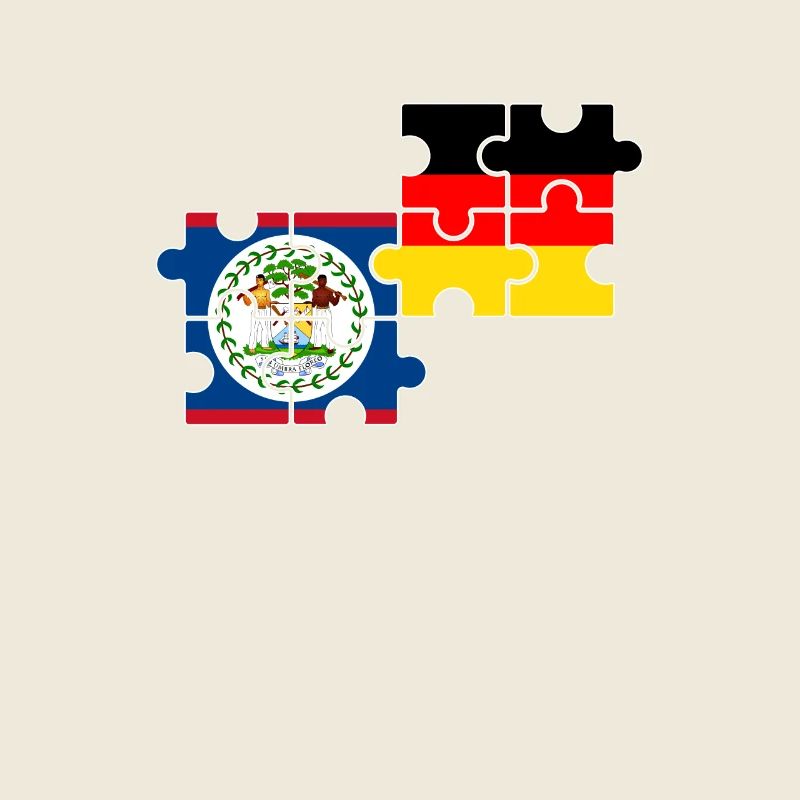 Belize Germany Flag Belizer
