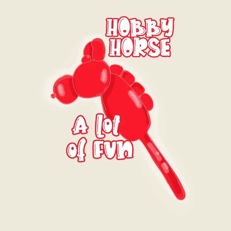 Cheval de loisir ballon - drôle - J’aime les chevaux
