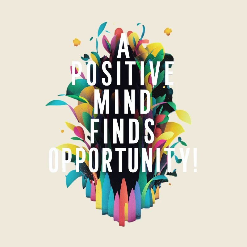 Positiver Geist Entdeckt Chancen