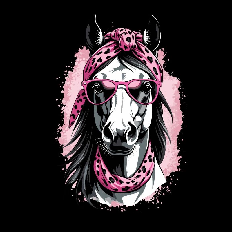 Maman Cheval Cheval Amant Maman Élégant