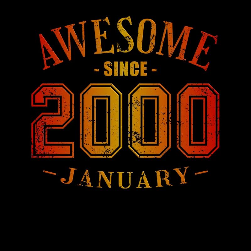 January 2000 - Birthday in January Awesome