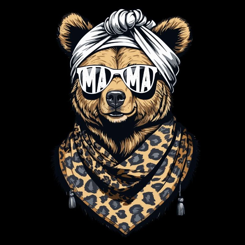 Lustiger Mama Bär Design Mutter Bärin