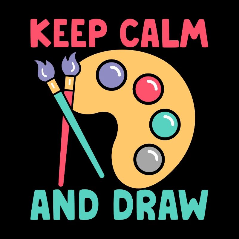 Artist Painter Graphic Keep Calm And Draw Gifts