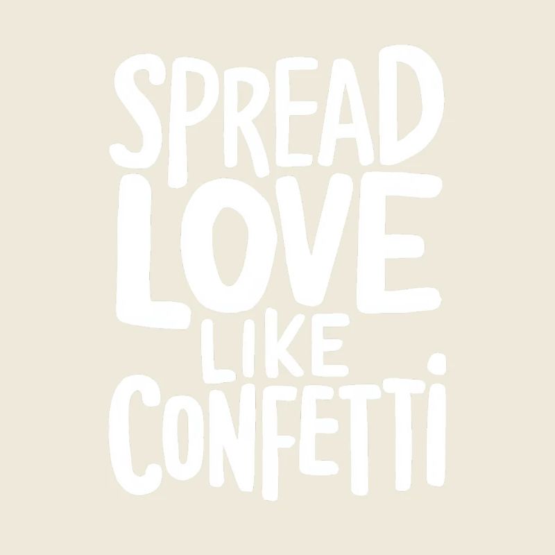 Répandre l’amour comme un motif de confettis