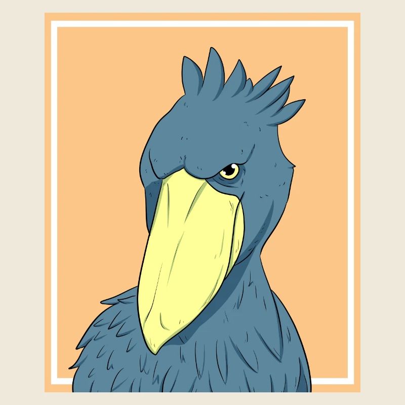 Shoebill Bird Ornithologist Forest I Gift