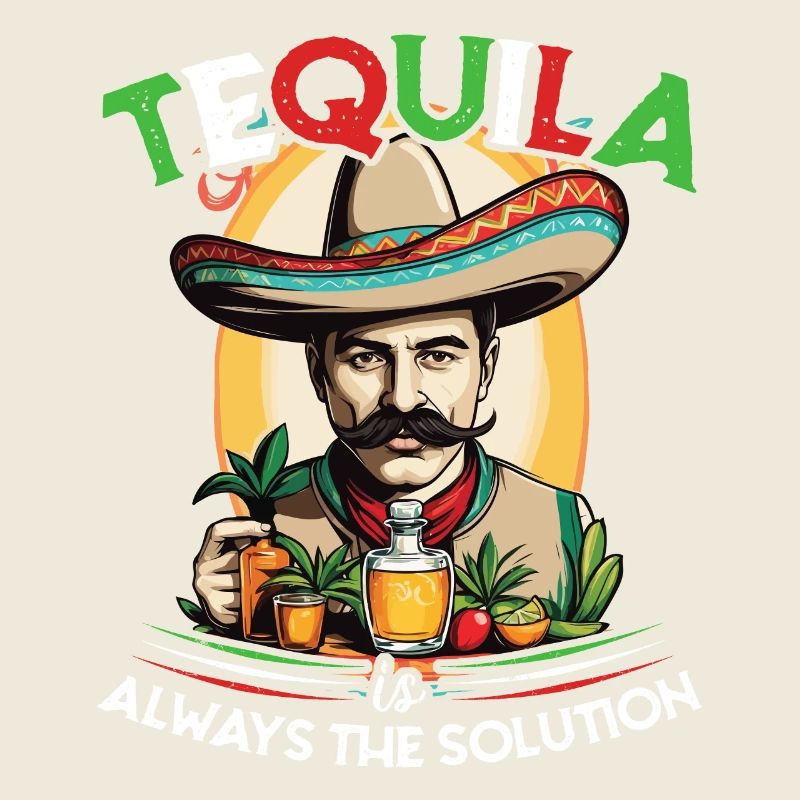 Lustiger Tequila Spruch Cinco de Mayo Mexiko