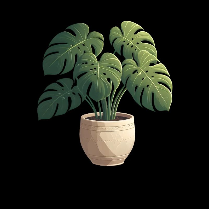 Wunderschöne Monstera Pflanze