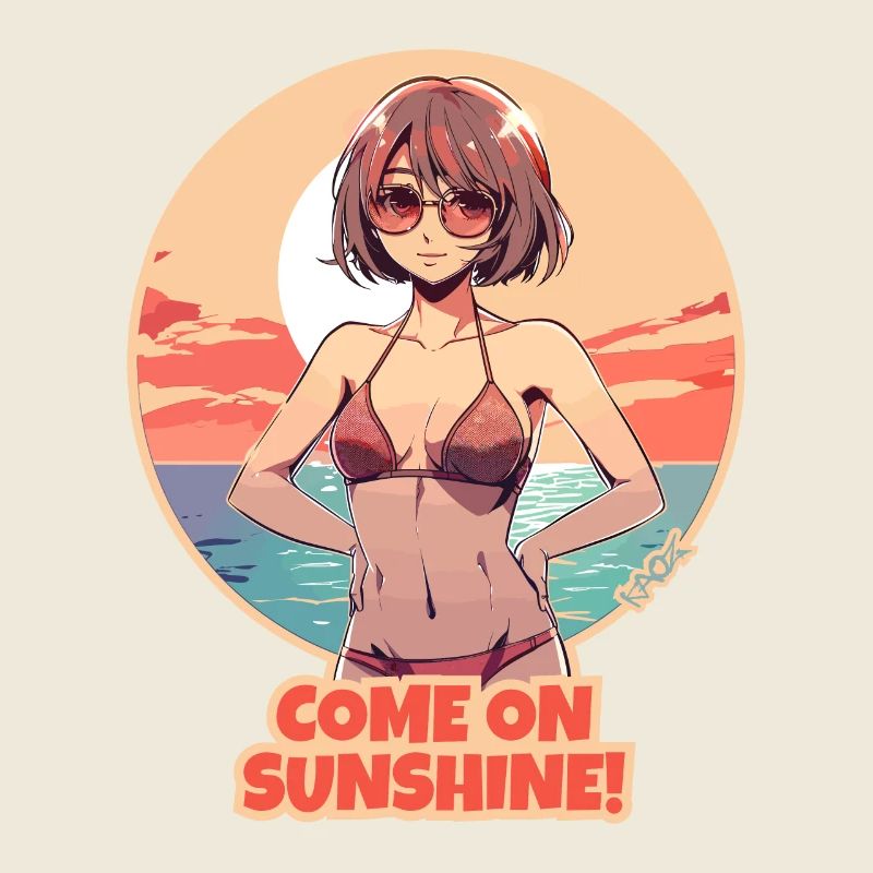 "Komm schon", sagt das Sonnen-Mädchen