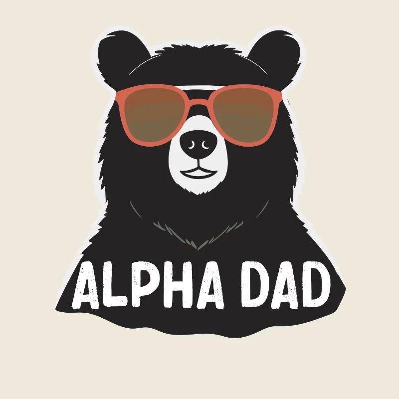 Alpha Dad Lustiger Vater Perfekter Style