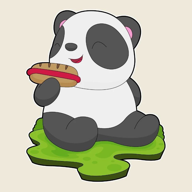 Hot-dog Panda