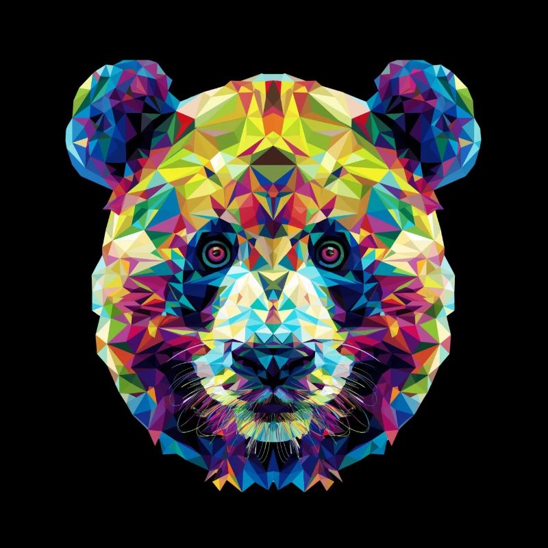 Panda géométrique