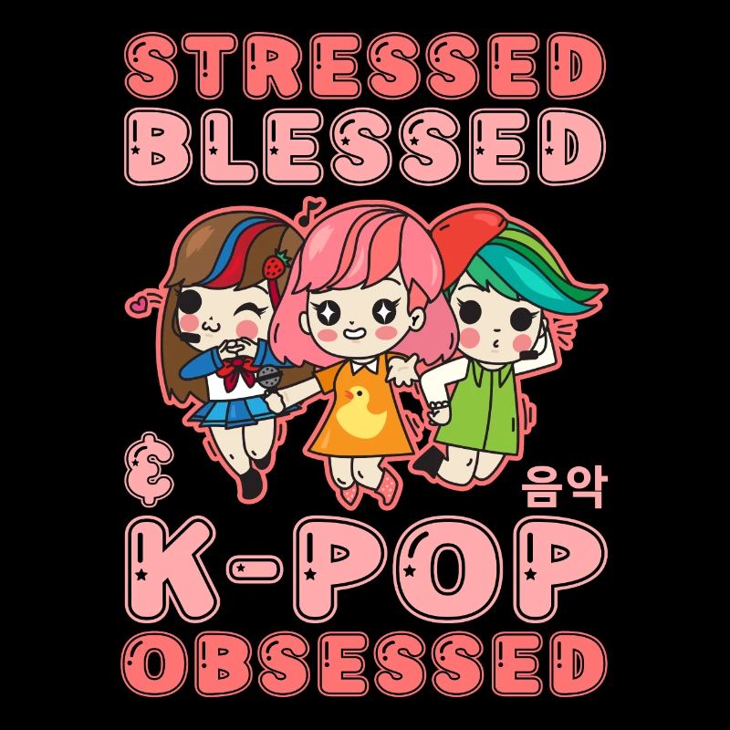 Idée cadeau motif coréen à la mode pour les fans de K-pop