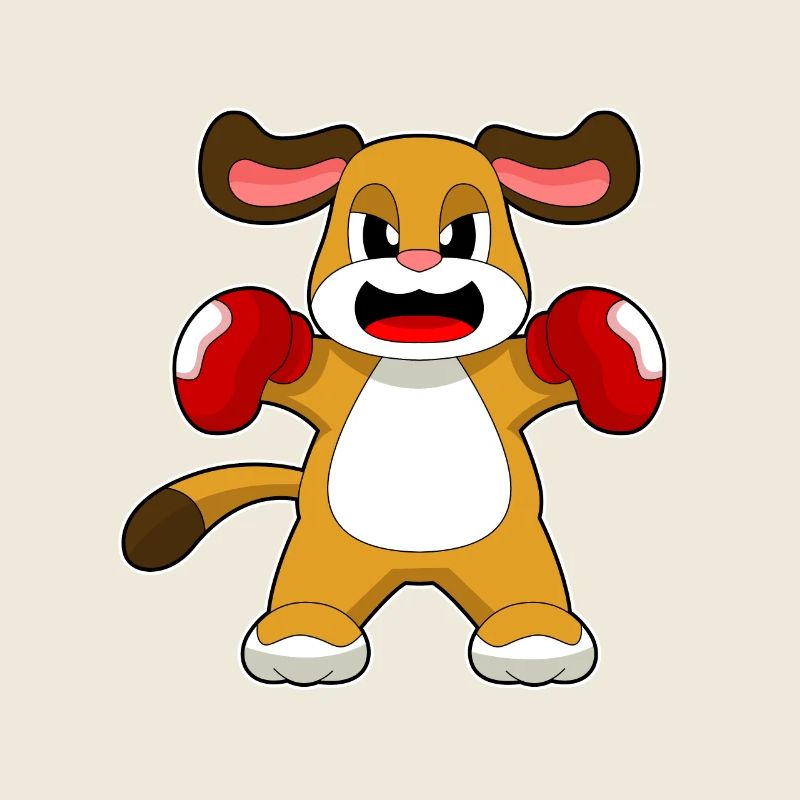 Gants de boxe Boxer pour chien Boxing