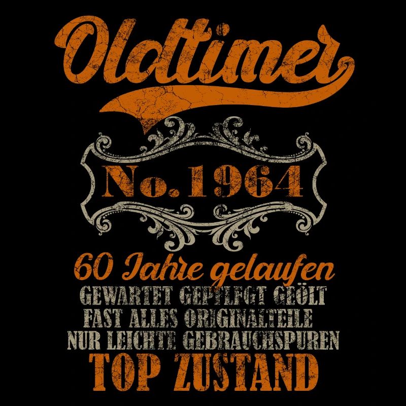 1964 Vintage Geburtstag Gift Tee Retro Style