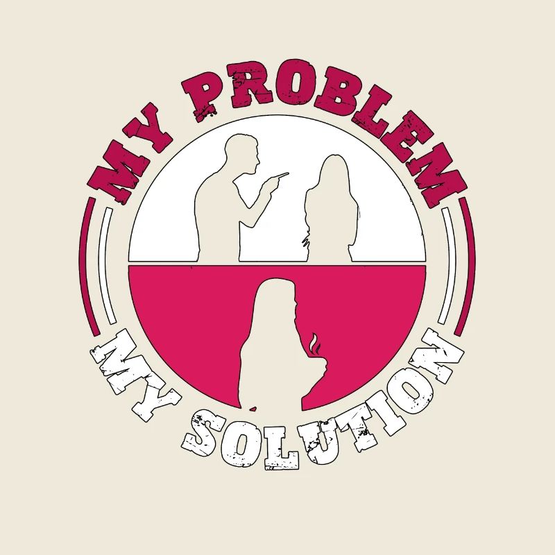 Hot Tea Lover My Problem My Solution Pictogram Mom