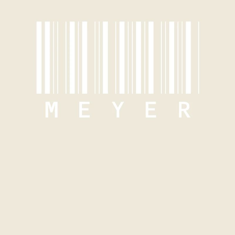 Meyer Barcode Family Name Bar Code Gift
