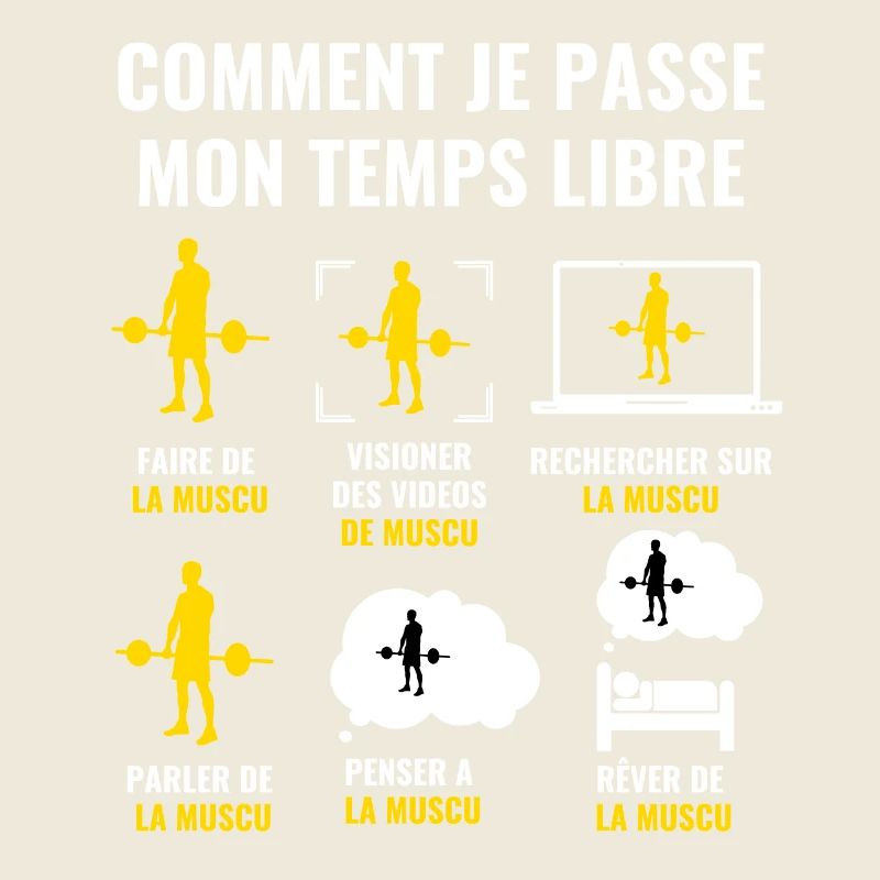 COMMENT JE PASSE MON TEMPS LIBRE - muscu