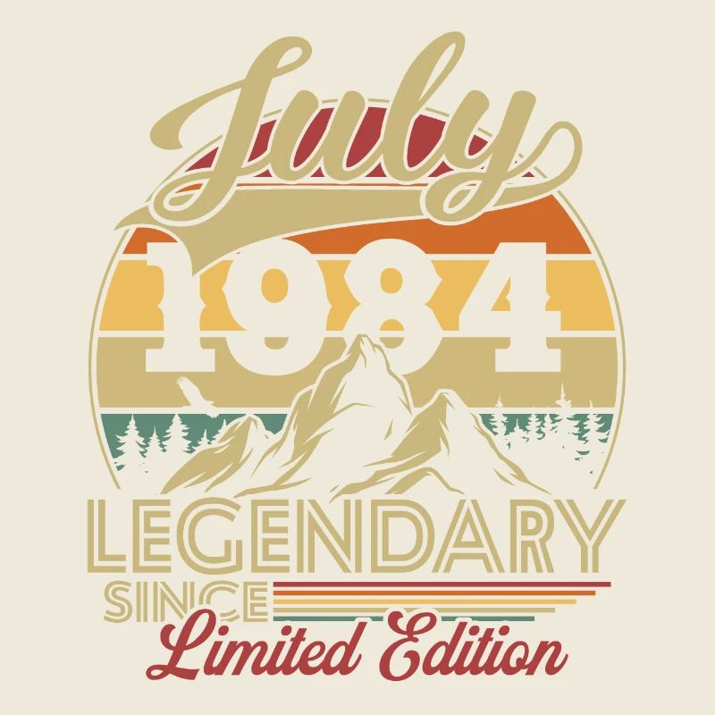 Vintage Retro Juli 1984 Geburtstagsgeschenk
