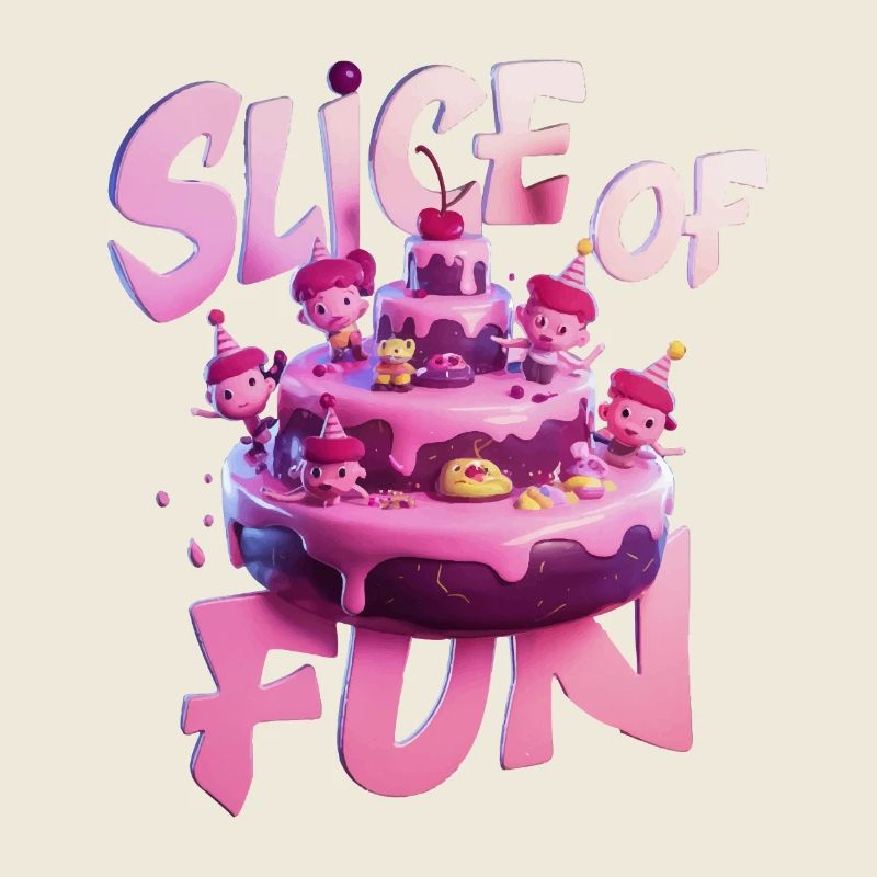 A CAKE, SLICE OF FUN