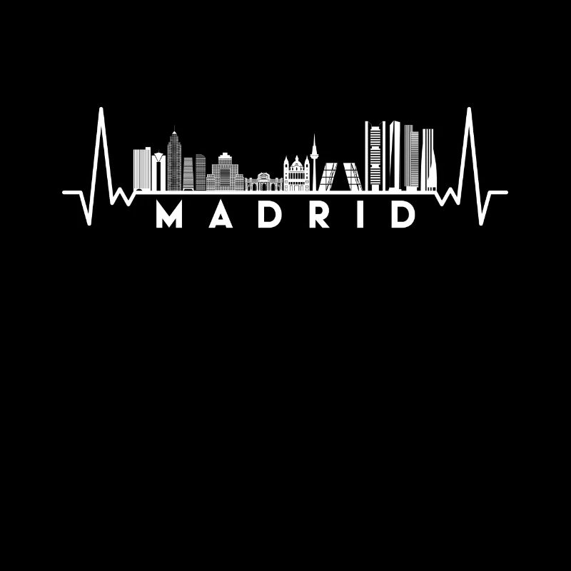 Herzschlag Skyline Spanien-Madrid