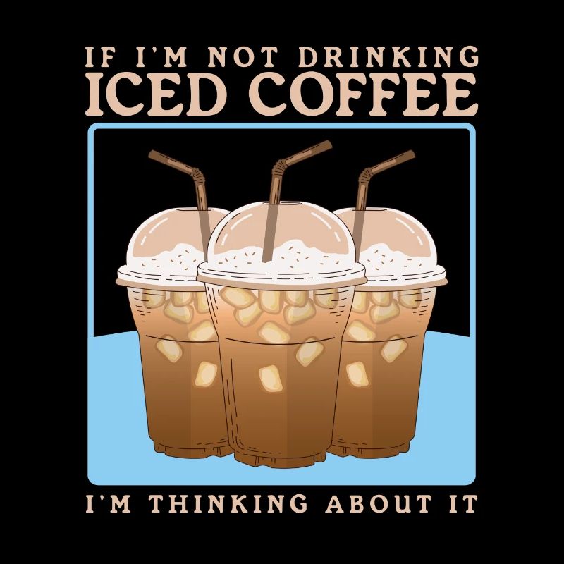 Eiskaffee Iced Coffee Kaffeeliebhaber Geschenk