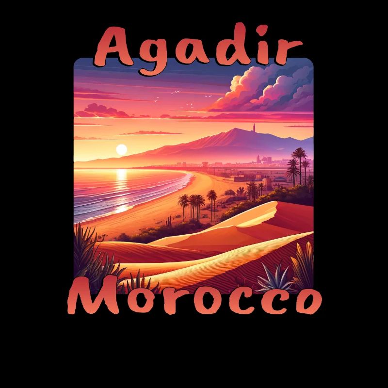 Agadir Morocco Desert Camel Holiday Sunset