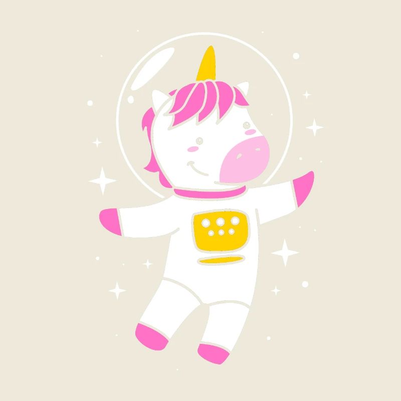 Universe Solar System Unicorn Astronaut