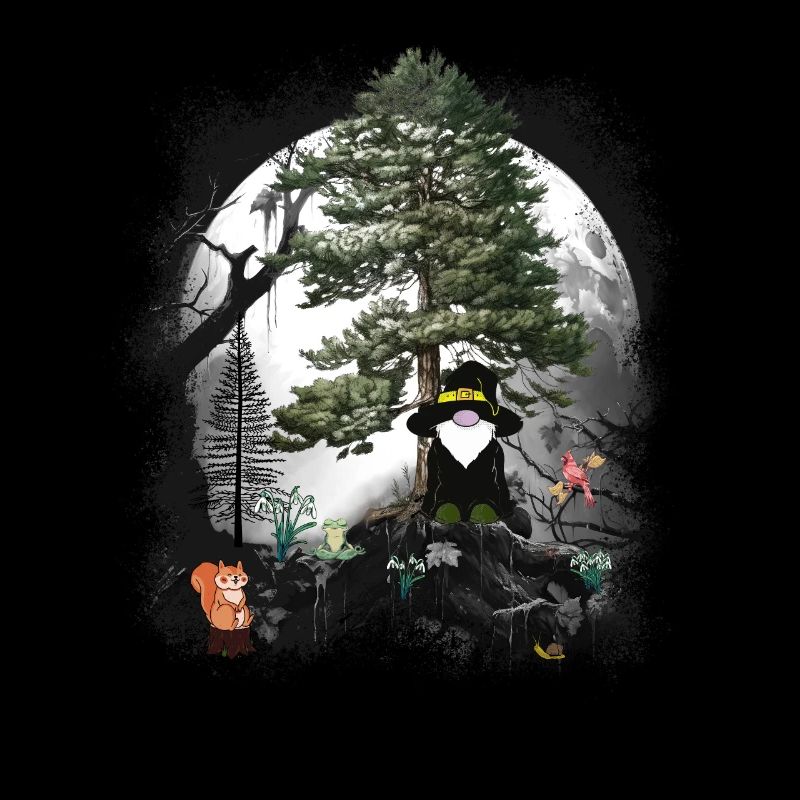 Wald Märchen Märchenfigur Zwerge Wichtel Zauberer