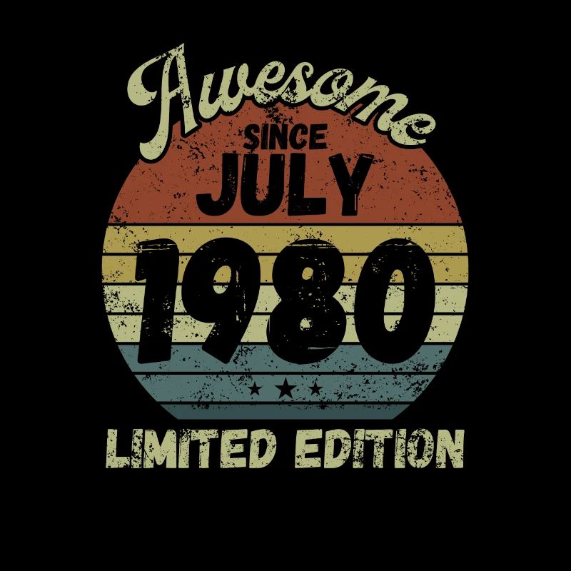 Awesome since July 1980 - Geburtstag
