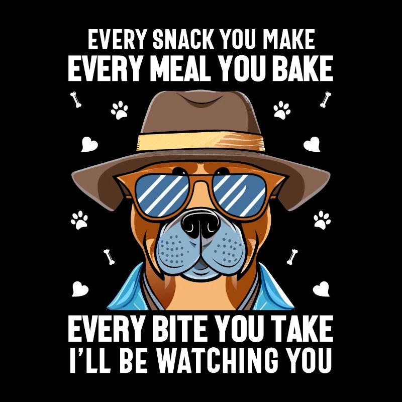 Chiens - Chaque collation que vous préparez, je vous surveillerai !