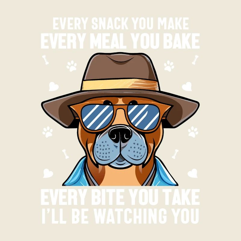 Chiens - Chaque collation que vous préparez, je vous surveillerai !