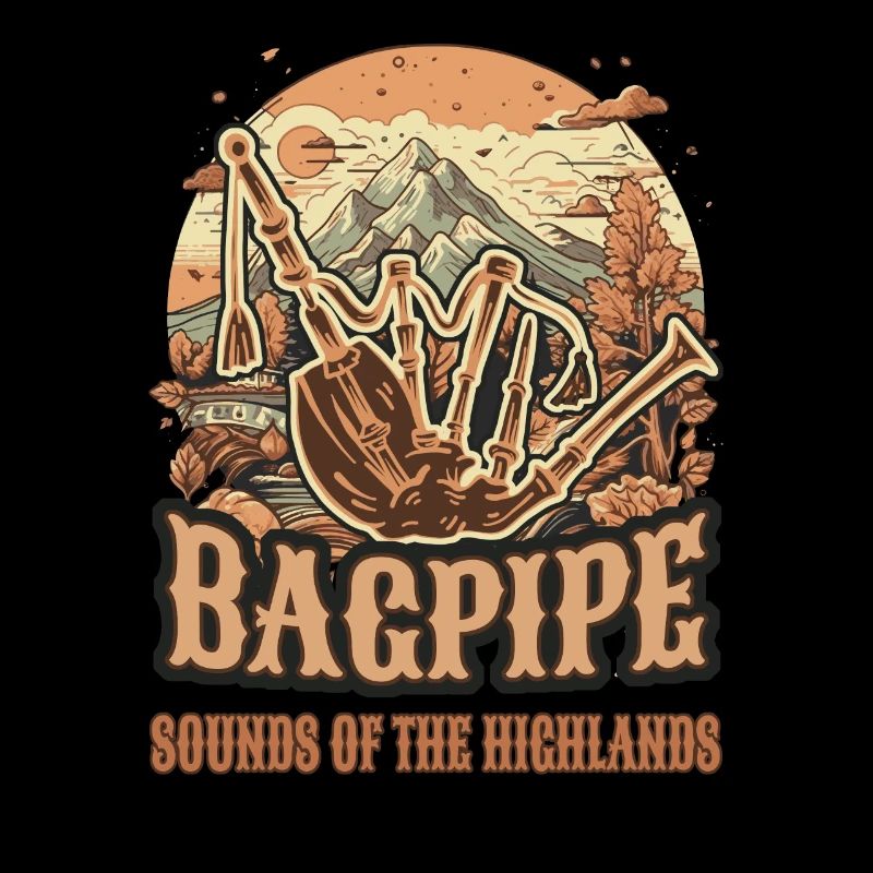 Bagpiper Scottish bagpipe sound