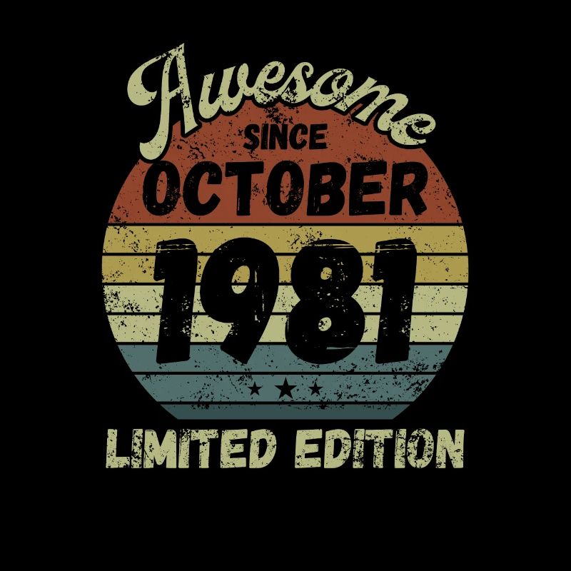 Awesome since October 1981 - Geburtstag