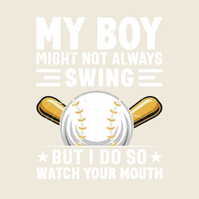Baseball Mein Junge schlägt nicht immer, ich schon