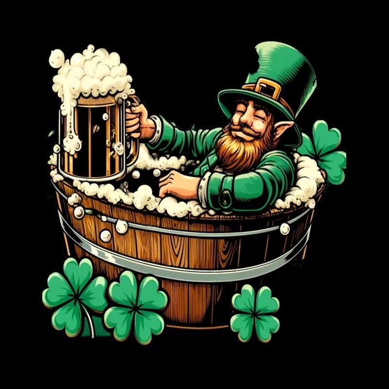 Badender Leprechaun (Irischer Kobold)